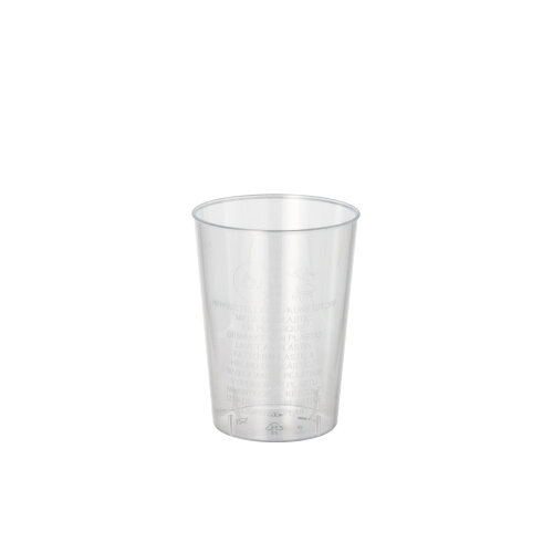 45 x 45 Trinkbecher PS 0,07 l Ø 5 cm · 6,5 cm glasklar