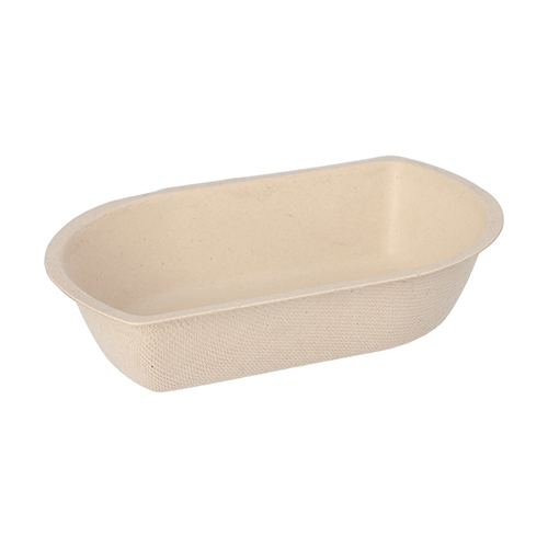 12 x 50 Snacktrays Zuckerrohr 3,6 cm x 11,1 cm x 16,8 cm natur
