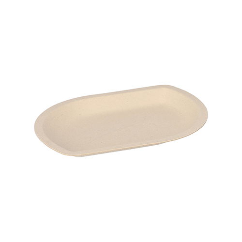 16 x 50 Snacktrays Zuckerrohr 1 cm x 13,2 cm x 9,7 cm natur