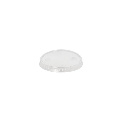 20 x 125 Deckel für Portionsbecher, rPET rund Ø 6,2 cm