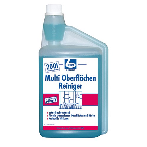 8 x "Dr. Becher" Multi Oberflächen Reiniger 1 l