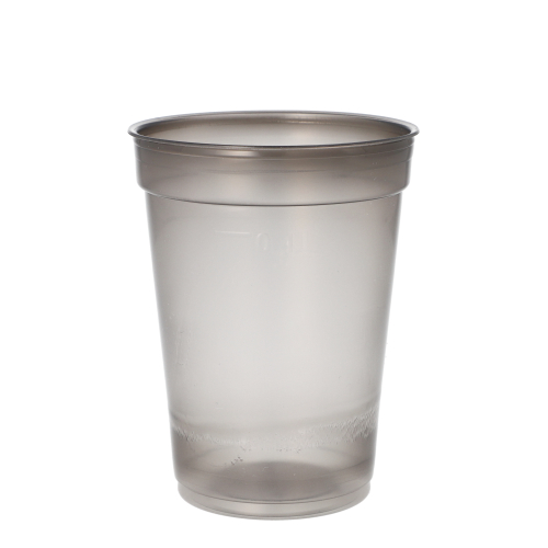16 x 25 Mehrweg-Trinkbecher PP 0,4 l Ø 9,5 cm · 12,1 cm grau