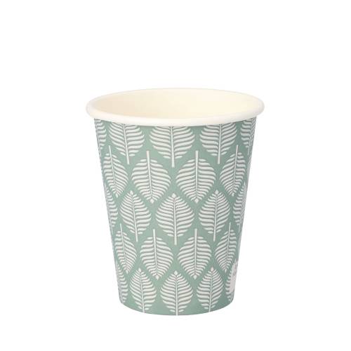 20 x 20 Trinkbecher, Pappe "To Go" 0,2 l Ø 8 cm · 9,1 cm "Lövdans"