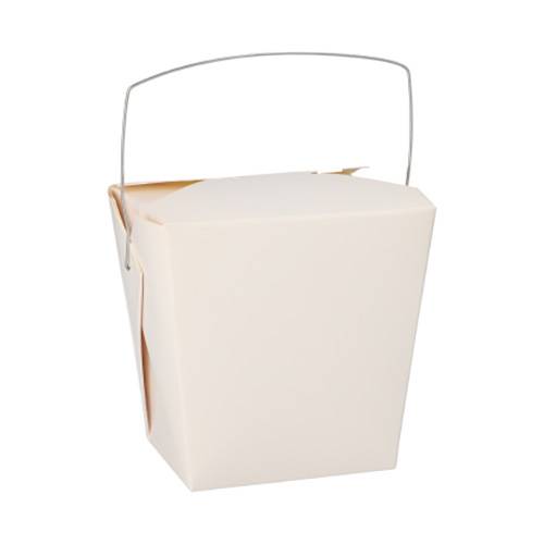 10 x 30 Snackboxen mit Henkel "ASIA" eckig 950 ml 10,9 cm x 8,9 cm x 6,8 cm weiss