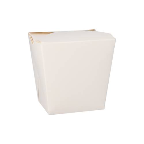 10 x 50 Snackboxen "ASIA" eckig 770 ml 10,3 cm x 8 cm x 6,6 cm weiss