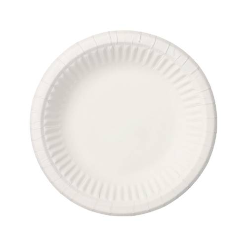 20 x 30 Schalen, Pappe "pure" rund Ø 19 cm · 3 cm weiss