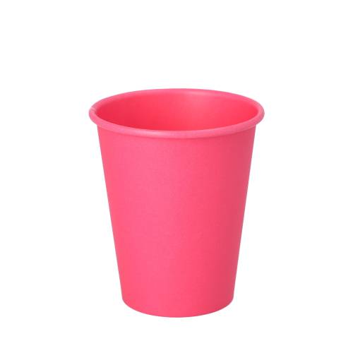 20 x 50 Trinkbecher, Pappe "To Go" 0,2 l Ø 8 cm · 9,2 cm pink