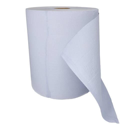 Putzrolle, 3-lagig Ø 32 cm · 335 m x 35,8 cm blau 1.000 Abrisse Blatt 35,8 x 33,5 cm