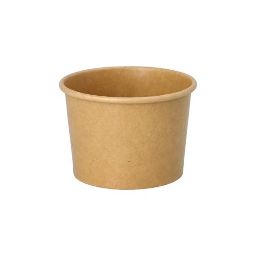20 x 50 Eisbecher, Pappe 100 ml Ø 7,5 cm · 4,9 cm braun