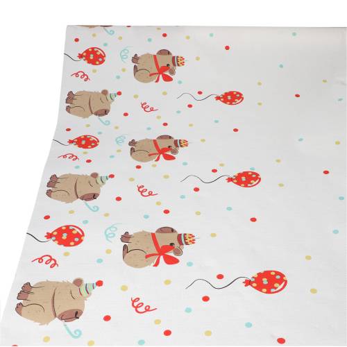 12 x Tischdecke, Papier 5 m x 1,2 m "Capy Party"
