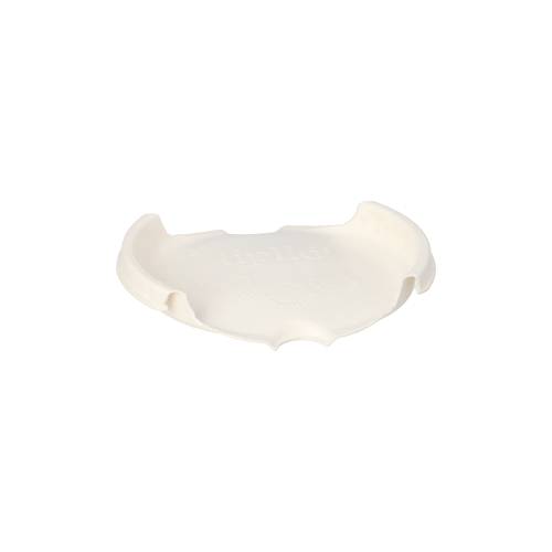20 x 50 Deckel für Trinkbecher Zuckerrohr Ø 9 cm weiss "liplid"