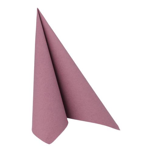 8 x 20 Servietten "ROYAL Collection" 1/4-Falz 40 cm x 40 cm plum
