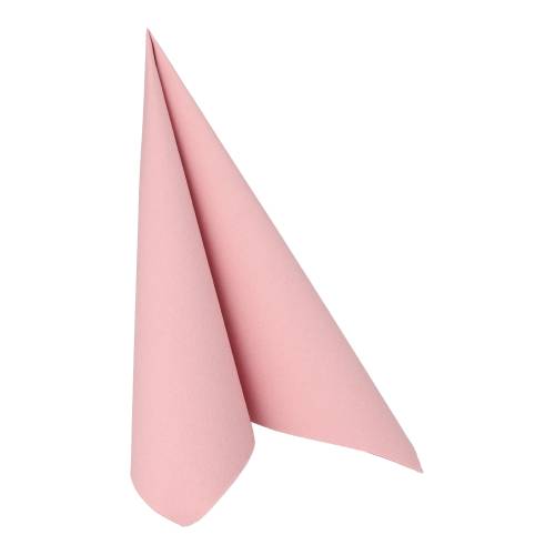 8 x 20 Servietten "ROYAL Collection" 1/4-Falz 40 cm x 40 cm hellrosa