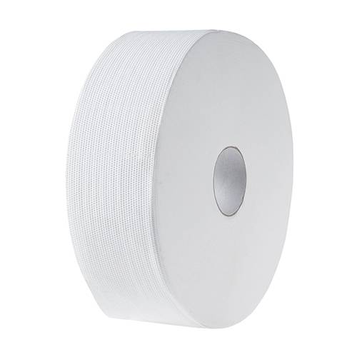 6 Rollen Toilettenpapier Zellulose Ø 27 cm · 350 m x 9 cm hochweiss Jumborolle 2-lagig