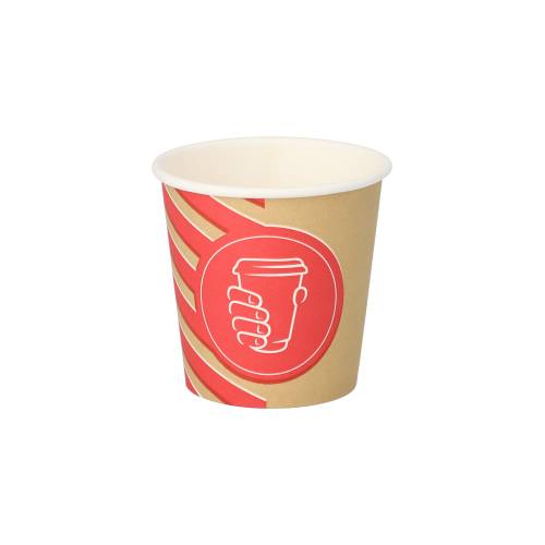 20 x 50 Trinkbecher, Pappe 0,1 l Ø 6,2 cm · 5,8 cm "Coffee Line"