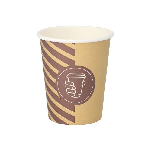 20 x 50 Trinkbecher, Pappe 0,2 l Ø 8 cm · 9,2 cm "Coffee Line"