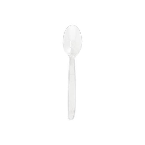 20 x 10 Mehrweg-Kaffeelöffel 13 cm transparent