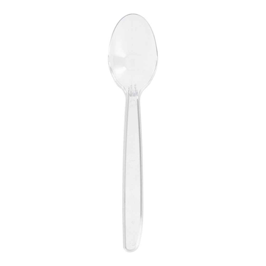 20 x 50 Mehrweg-Kaffeelöffel 13 cm transparent