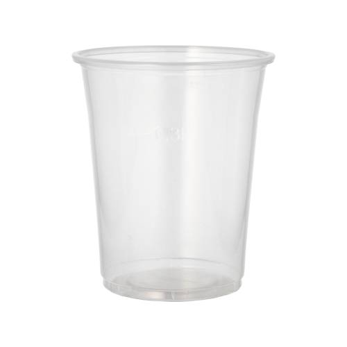 24 x 50 Mehrweg-Trinkbecher 0,3 l Ø 9,5 cm · 10,72 cm transparent mit Schaumrand