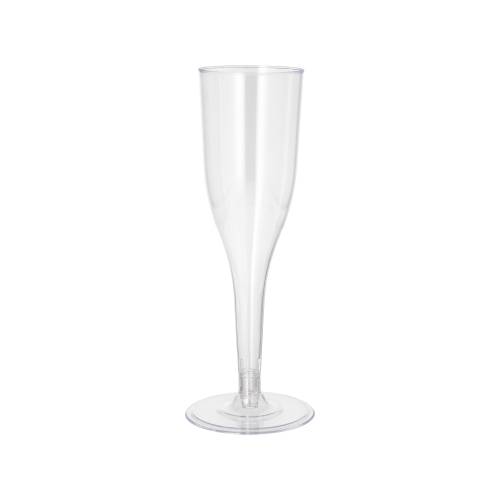 25 x 8 Mehrweg-Stiel-Gläser für Sekt 0,1 l Ø 5 cm · 16,5 cm transparent