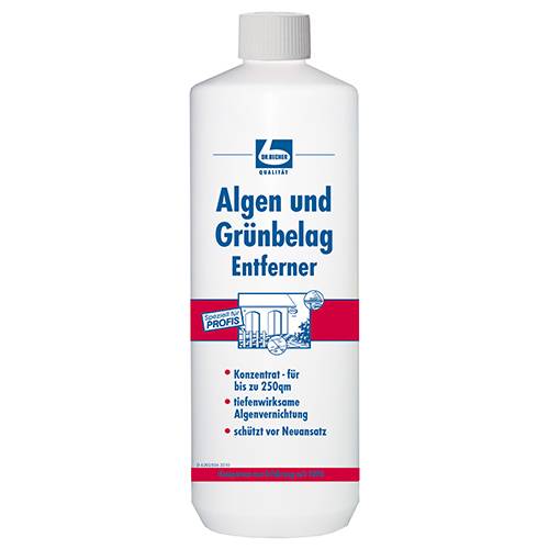 10 x "Dr. Becher" Algen- und Grünbelag Entferner 1 l