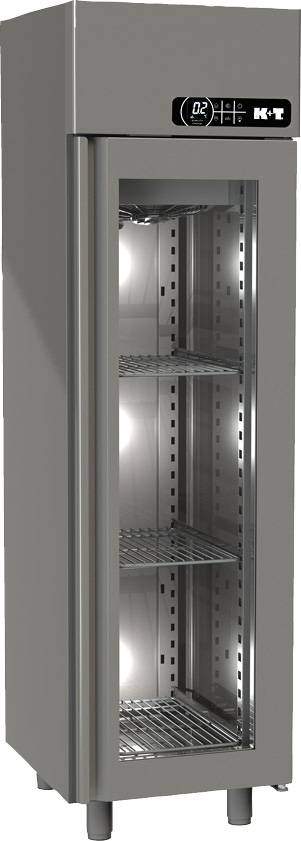 K+T Umluftkühlschrank GN 1/1, mit Glastüre, Zentralkühlung