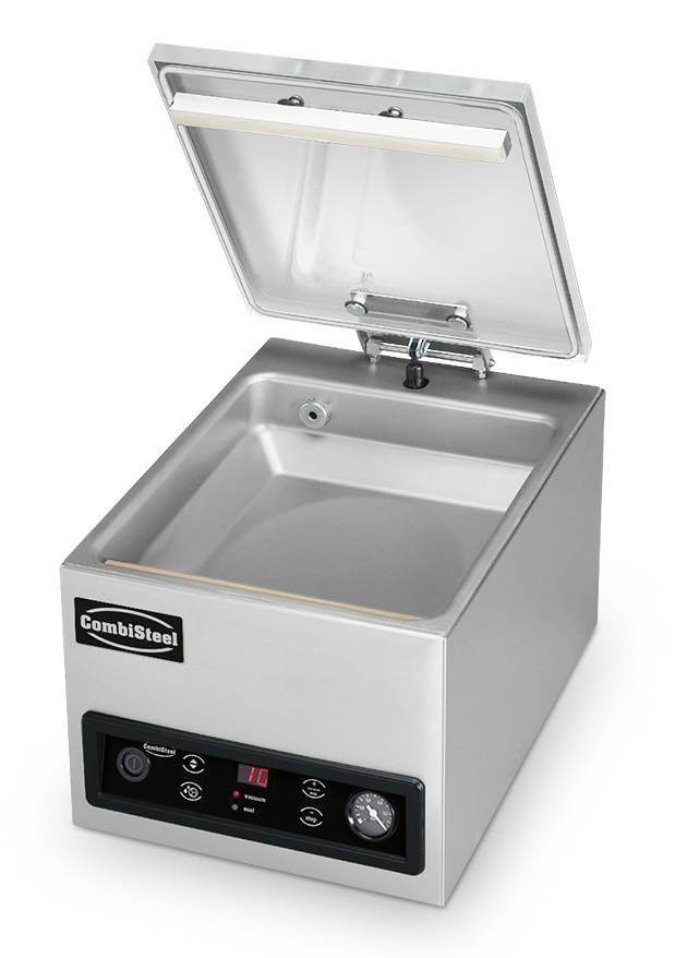 Vakuummaschine Smooth mit Mini aus Edelstahl, 450 x 330 x 295 mm