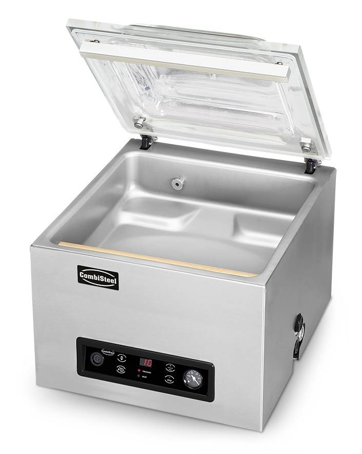 Vakuummaschine Smooth aus Edelstahl, 525 x 480 x 430 mm