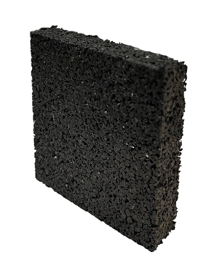 Dämpfungsgummi, 100 x 100 x 20 mm