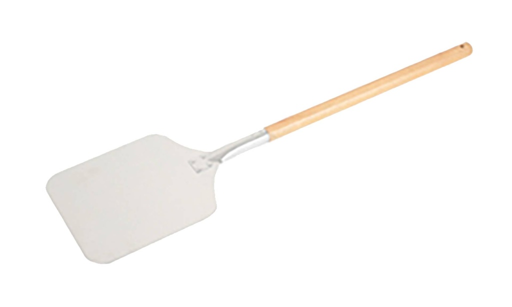 Pizzaschaufel Rechteckig Eben 30-95 aus Aluminium