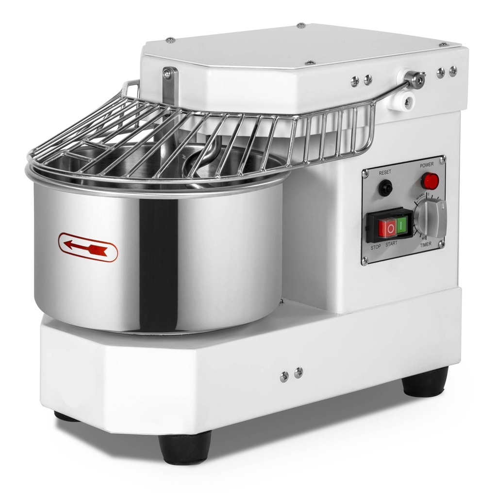 Teigmaschine, 8 L, 302 x 495 x 385 mm, weiß