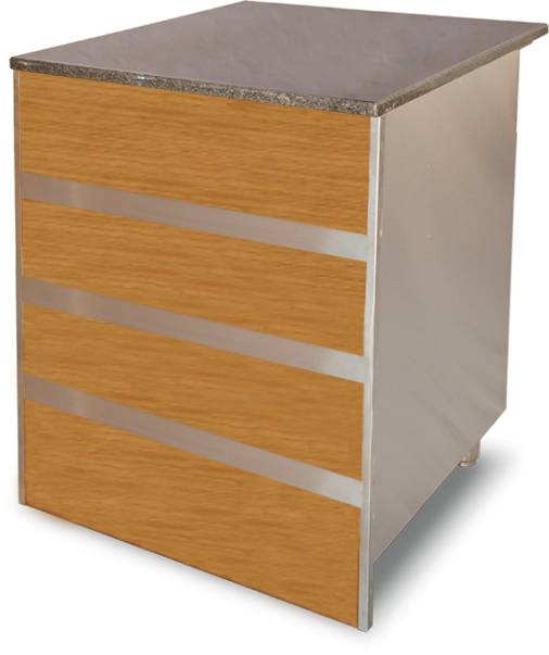 Kassenelement, 800 x 800 x 850 mm, braun