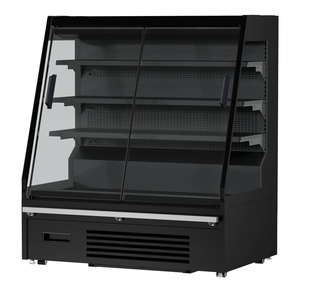 Wandkühlung Maikel, 1310 x 740 x 1500 mm, 310 L, schwarz
