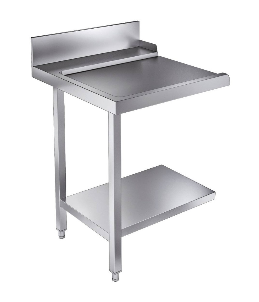 Ablauftisch Grundboden 700 Links für 7280.0045-0046, 700 x 750 x 900 mm