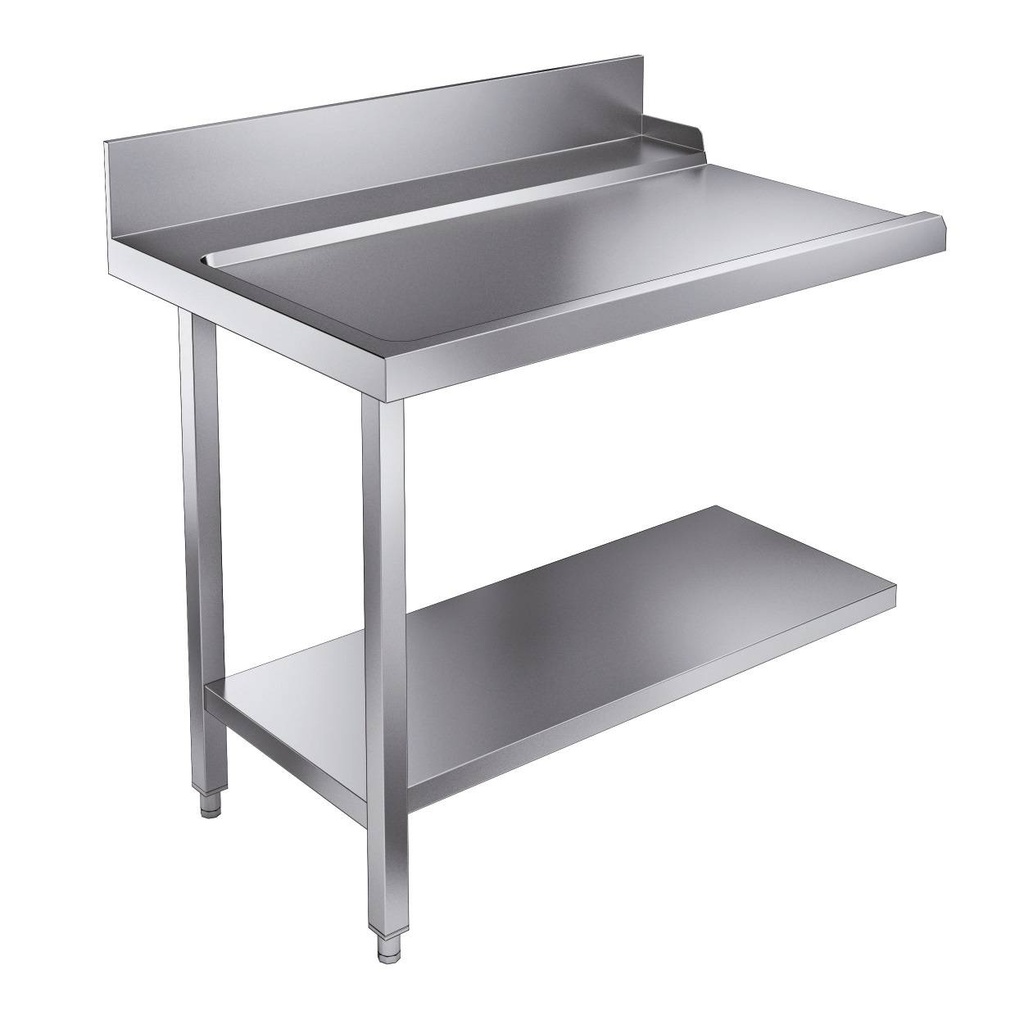 Ablauftisch Grundboden 1100 Links für 7280.0045-0046, 1100 x 750 x 900 mm