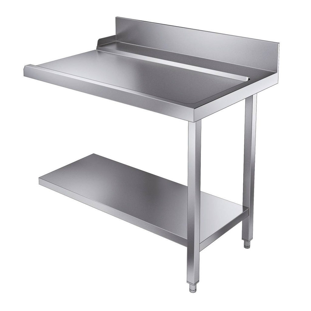 Ablauftisch Grundboden 1100 Rechts für 7280.0045-0046, 1100 x 750 x 900 mm