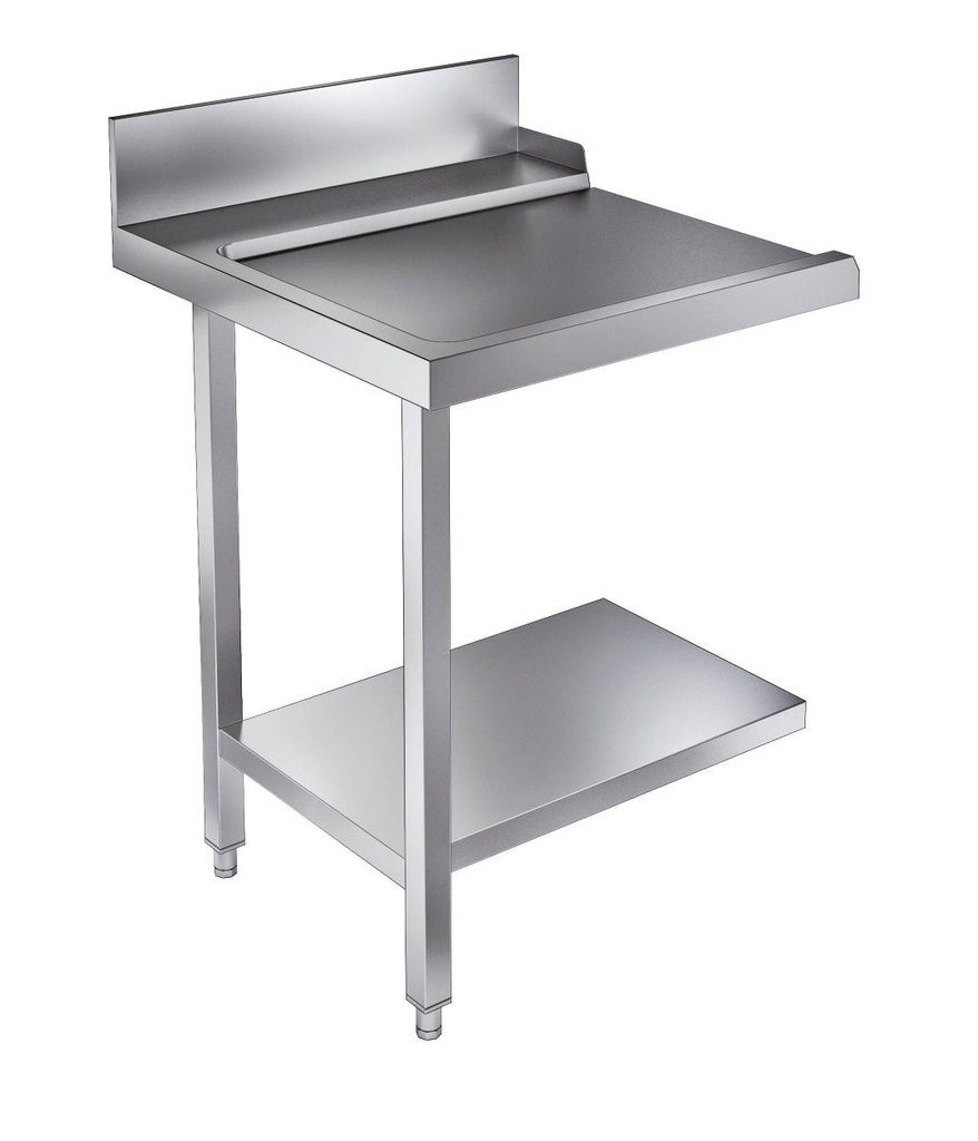 Ablauftisch Grundboden 700 Links für 7082.0070-0075, 700 x 800 x 900 mm