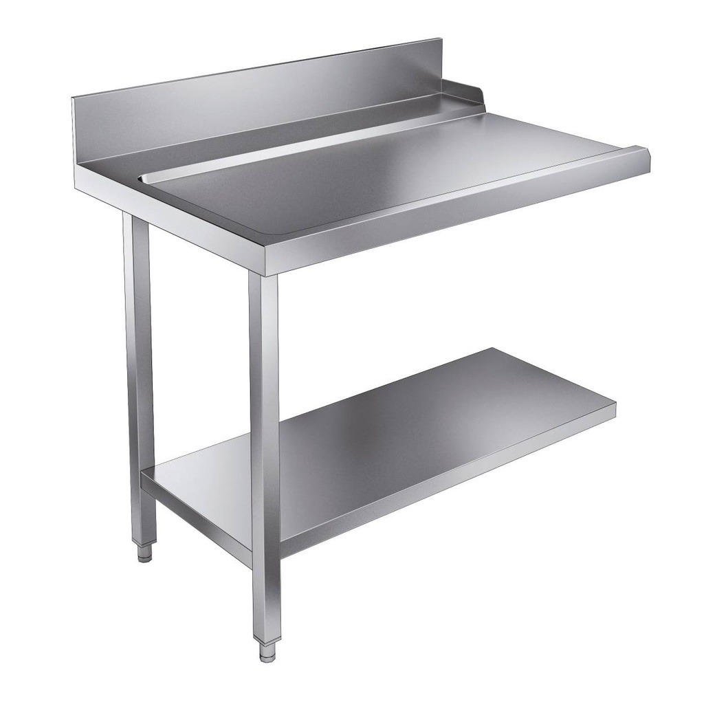 Ablauftisch Grundboden 1100 Links für 7082.0070-0075, 1100 x 800 x 900 mm