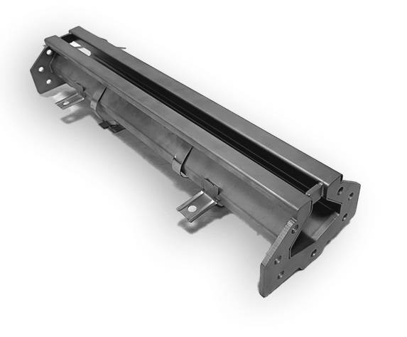 Schlitzrinne Verbindbar aus Edelstahl, 500 x 66 x 97 mm