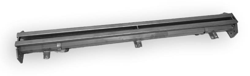Schlitzrinne Verbindbar aus Edelstahl, 1000 x 66 x 97 mm