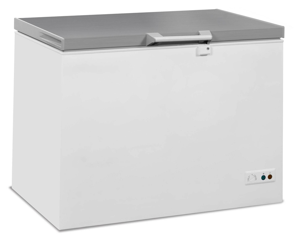 Tiefkühltruhe Deckel, 305 L, 1041 x 743 x 840 mm, weiß