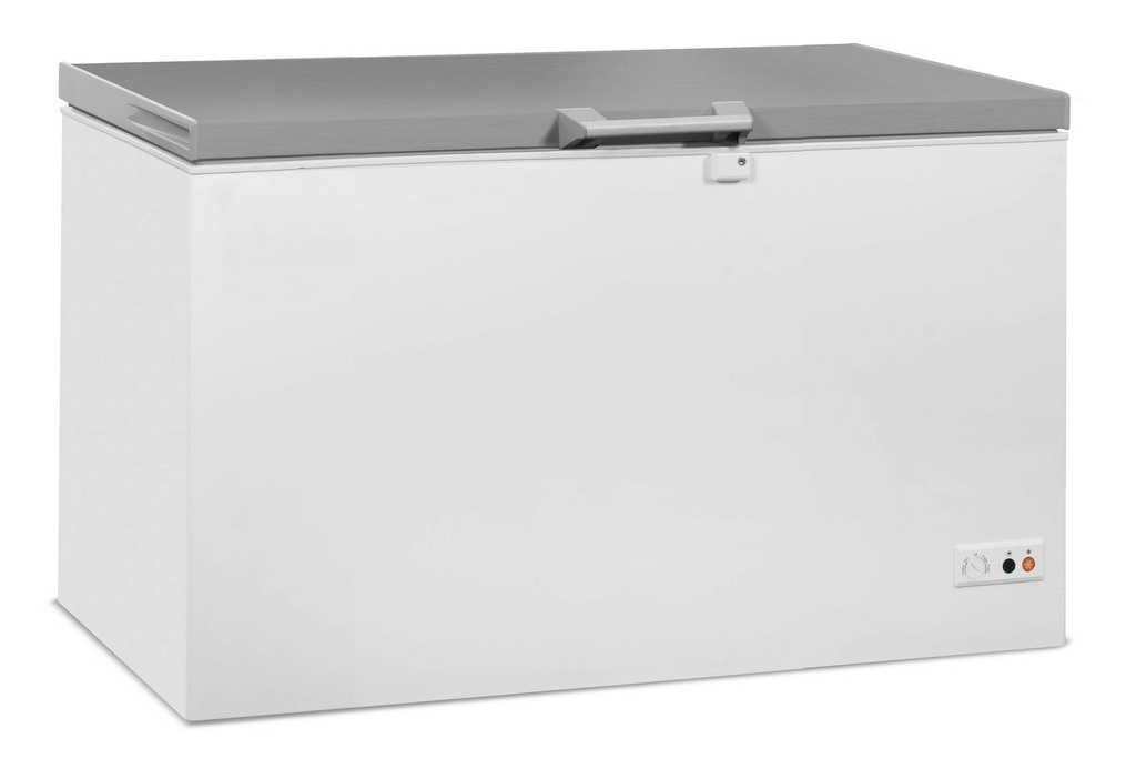 Tiefkühltruhe Deckel, 407 L, 1316 x 743 x 840 mm, weiß