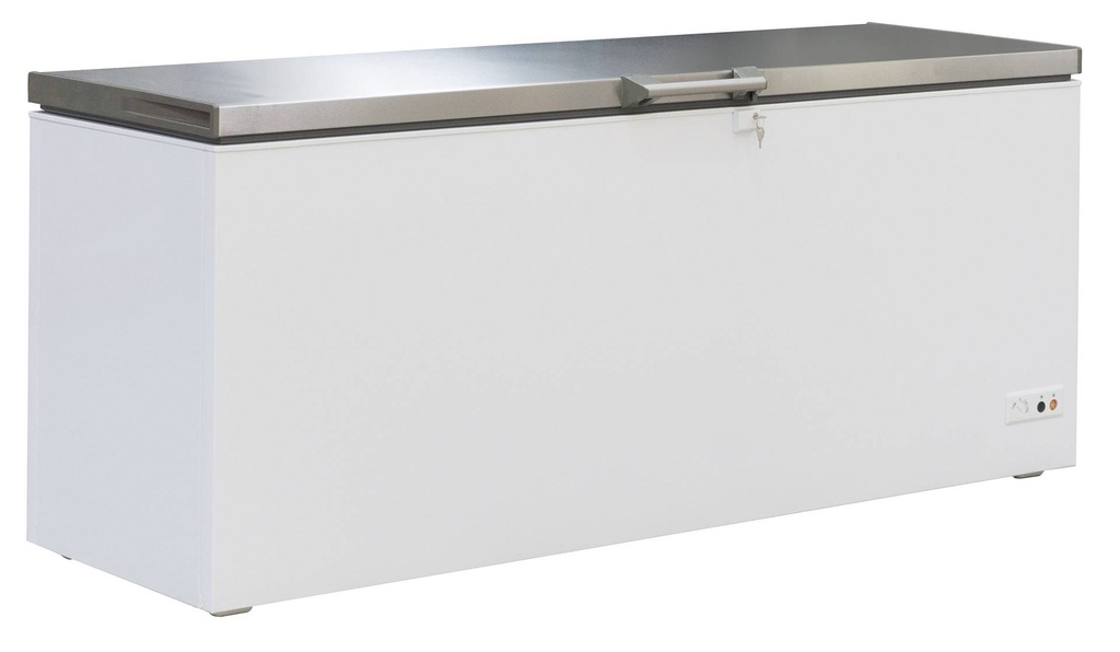 Tiefkühltruhe Deckel, 635 L, 1904 x 743 x 840 mm, weiß