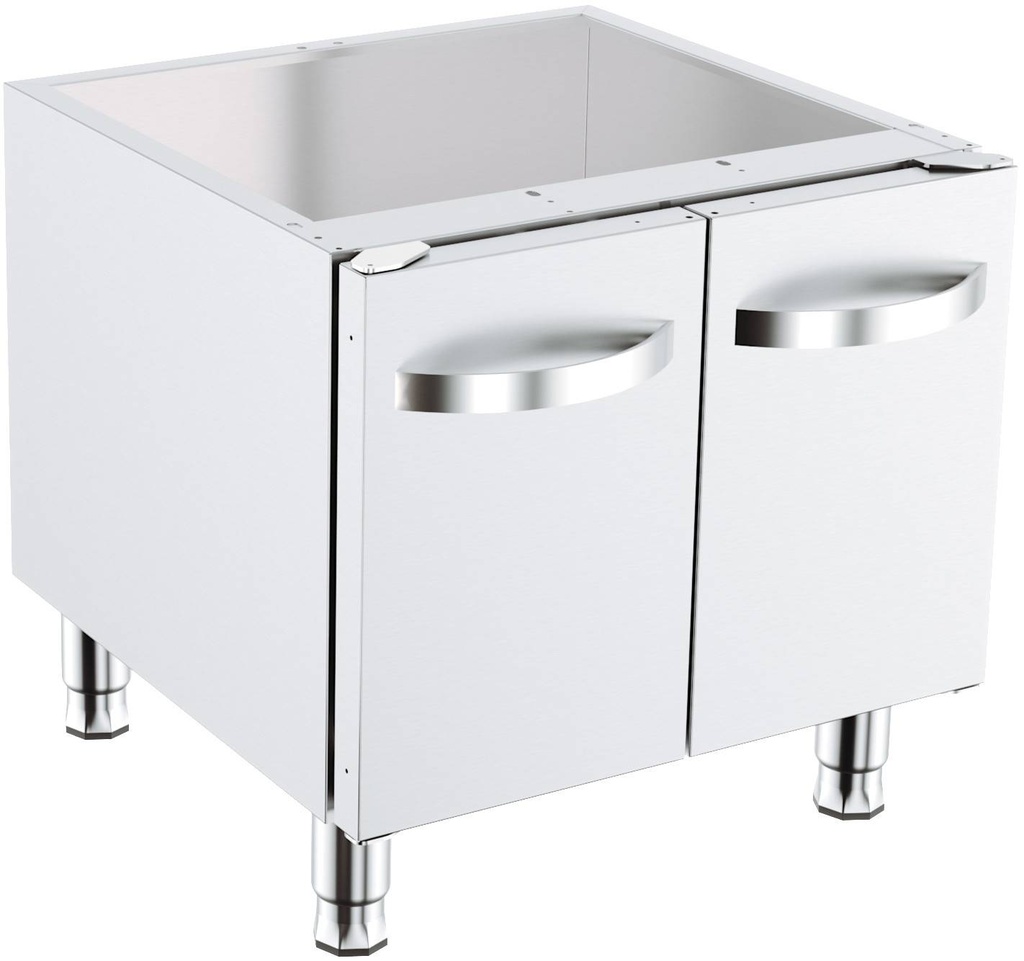 Base 600 Unterbau mit 2 Türen, 600 x 600 x 600 mm