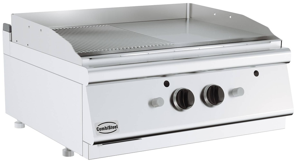 Base 700 Elektro Grillplatte Chrom, 800 x 700 x 300 mm