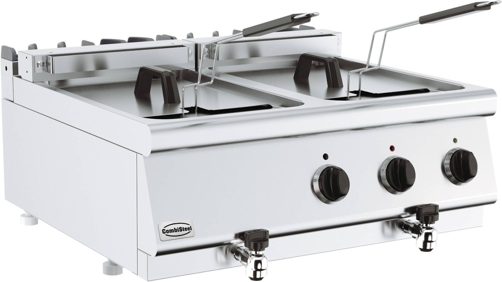 Base 700 Elektro Friteusen, 2 x 10 L, 800 x 700 x 300 mm