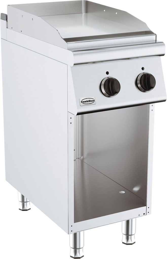 Base 700 Elektro Grillplatte Chrom, 400 x 700 x 900 mm