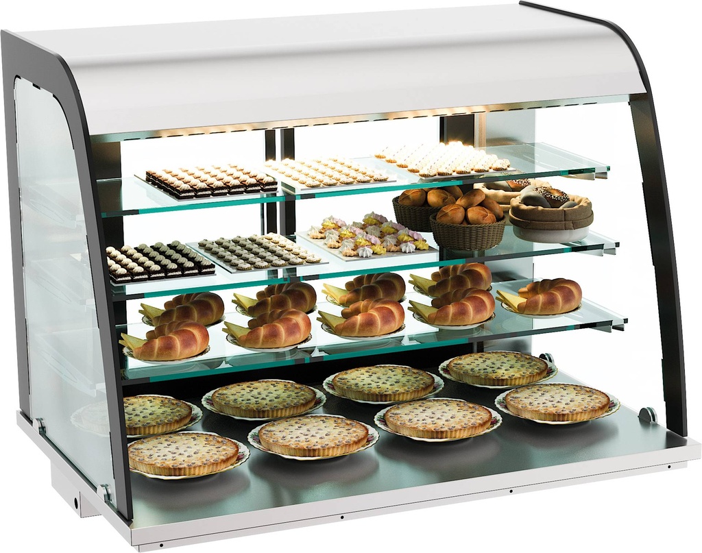 Einbau Neutral Vitrine Offen, 140 L, 1100 x 700 x 850 mm