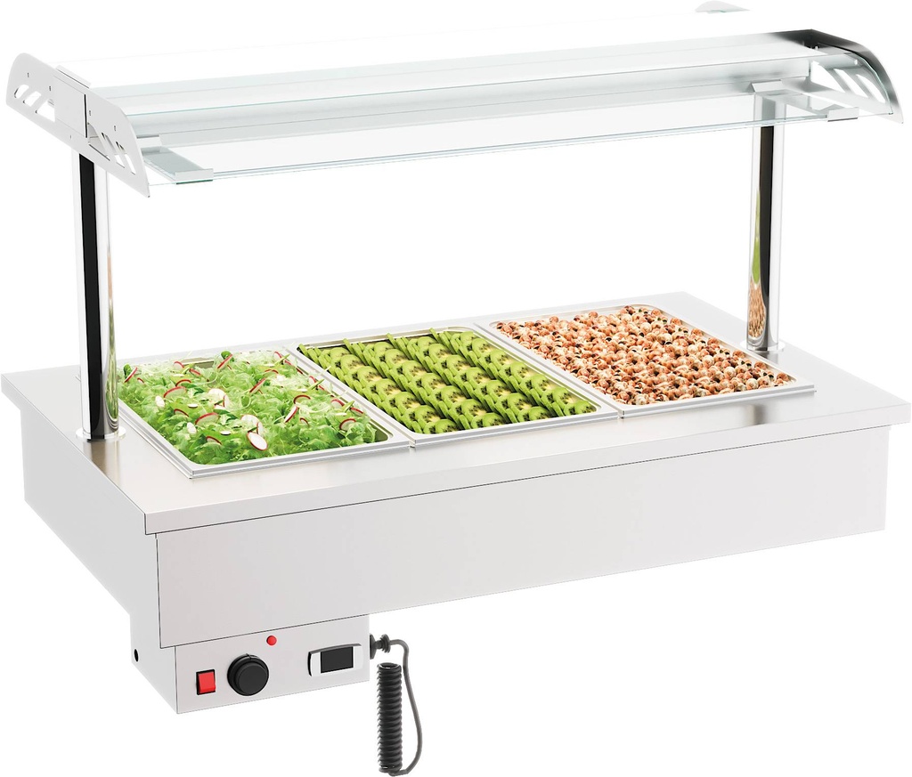 Einbau Bain-Marie 3/1, 1200 x 700 x 1050 mm