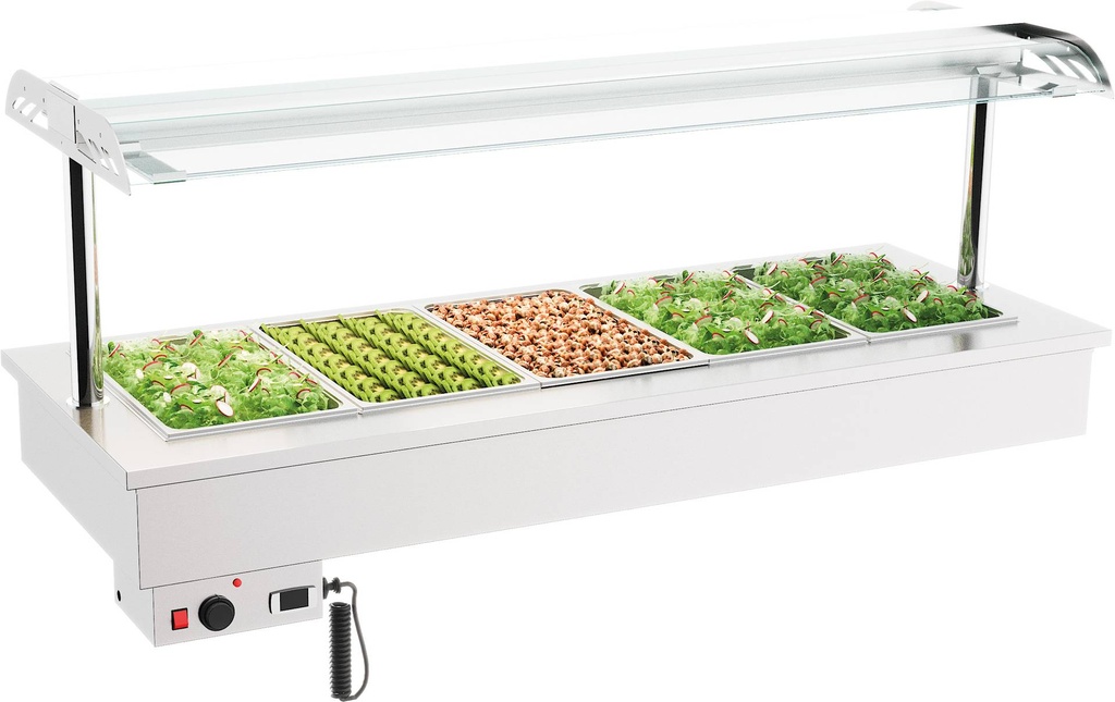 Einbau Bain-Marie 5/1, 1800 x 700 x 1050 mm